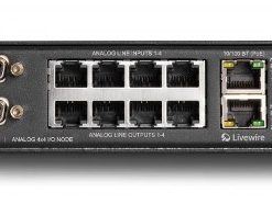 Alternative view of xNode analog Interface audio Livewire & AES67 Axia