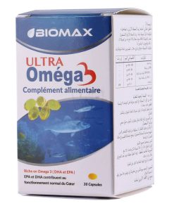 Alternative view of Biomax Ultra Oméga 3 (DHA et EPA) 30 Capsules