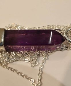 pendentif améthyste faceté
