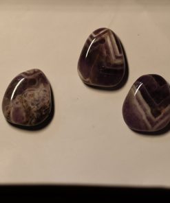 Améthyste chevron oval perçé frontal