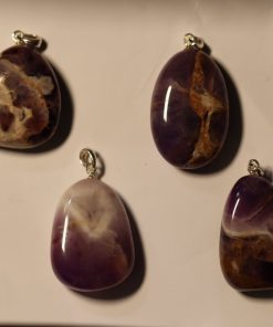 Améthyste chevron argent 925