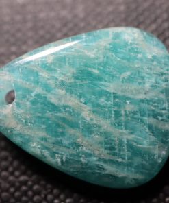 Amazonite cabochon larme perçée