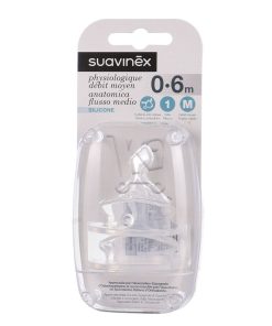Alternative view of Suavinex Tetine Silicone Anatomique 0-6M