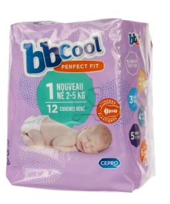 BB Cool Couches Bébé Taille 1 Nouveau Né (12 Pièces)