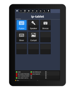 IP Tablet Core Application de mixage virtuel Axia