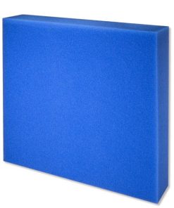 JBL Mousse filtrante bleu à maille fine 50x50x10cm