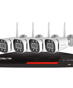 Kit Caméra De Surveillance Coralstar 4 Caméra Avec Wifi 3mp cswifi4