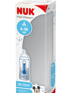 NUK Biberon First Choice+ Tétine Silicone 6-18 mois (M) 300 ml