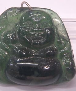 Alternative view of Pendentif Bouddha Jade Vert