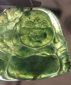 Pendentif Bouddha Jade Vert