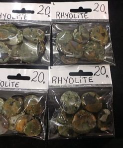 Rhyolite galet plat 7pçs