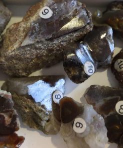 Agate de feu irrégulière