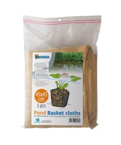 SuperFish Toile de jute 45 x 45 cm – 5 pièces