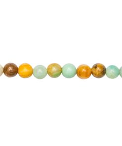 Fil Amazonite multicolore – Pierres boules 8mm