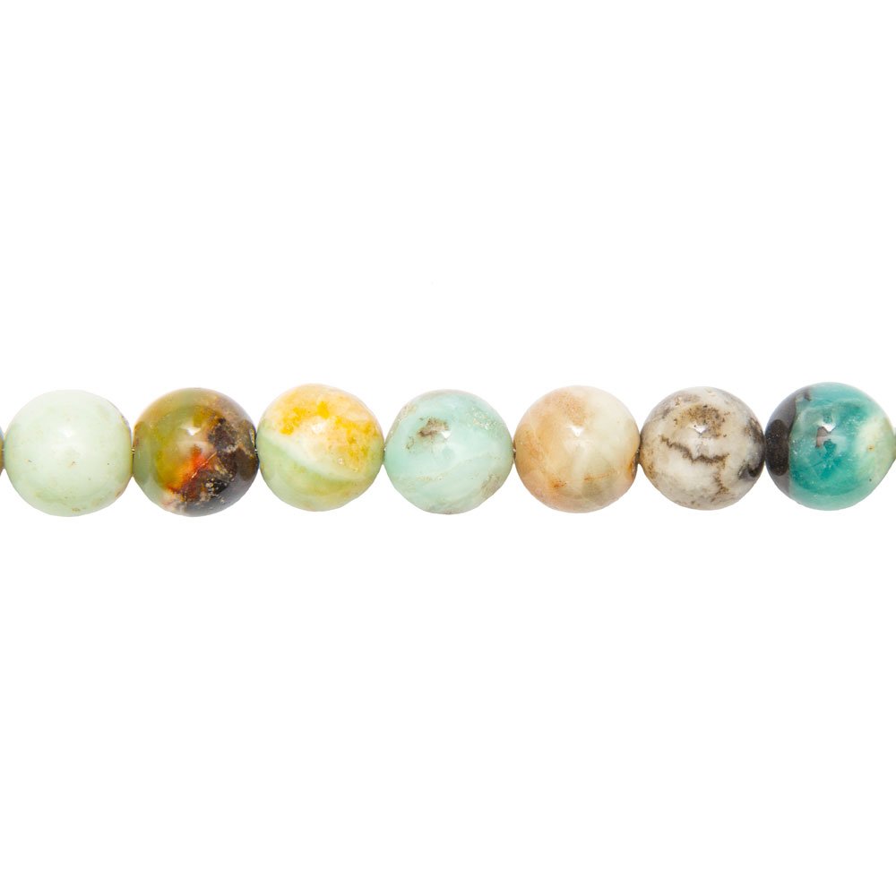 Fil Amazonite multicolore – Pierres boules 14mm