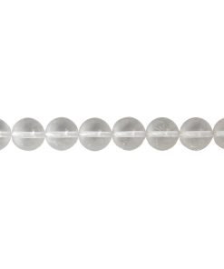 Fil Cristal de roche – Pierres boules 12mm
